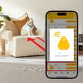 Miniatyrbillede 3 af 6: INF Skjoldformet Anti-Tab Enhed - Nøglefinder Locator Blå