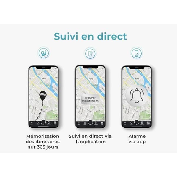 GPS-spårare Bil 4G-nätverksanslutning - GPS-spårare Bil, Lastbil, Husvagn i Realtid - Salind GPS