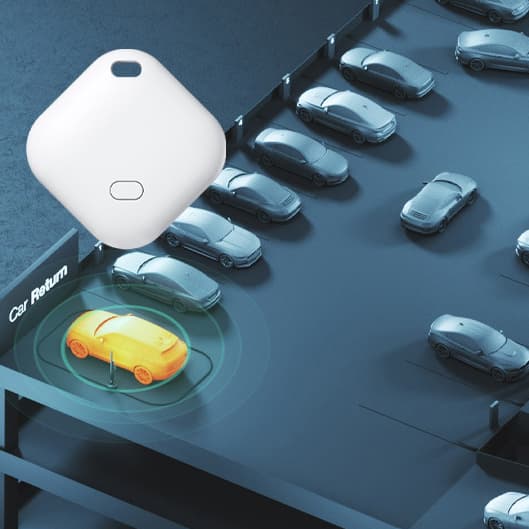 Mini GPS-tracker | Lokalitetssporing i realtid med Find min iOS | Kun Apple – iPhone | Nøglefinder og tracker til cykler