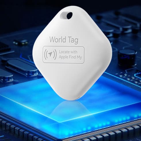 Mini GPS-tracker | Lokalitetssporing i realtid med Find min iOS | Kun Apple – iPhone | Nøglefinder og tracker til cykler