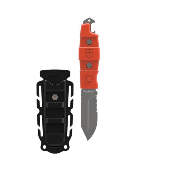 GEAR AID BURI KNIFE orange, kniv fulltånge,  kniv friluftsliv