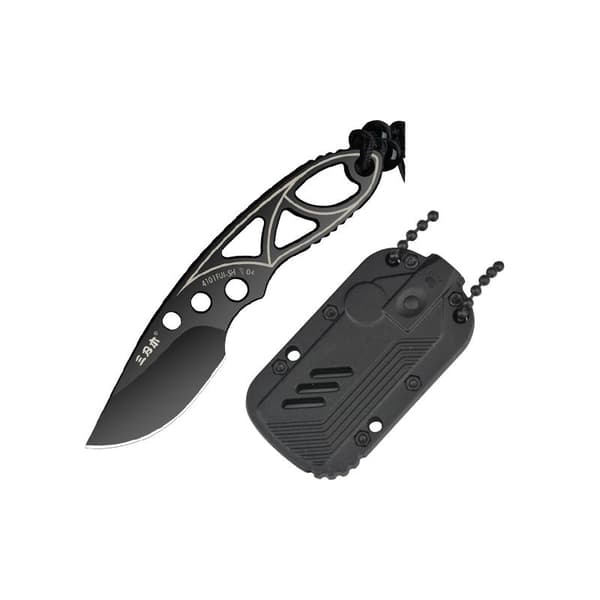 SanRenMu - 4101 - Mini fastbladskniv / Neckknife