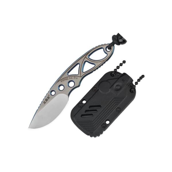SanRenMu - 4101 - Mini fastbladskniv / Neckknife