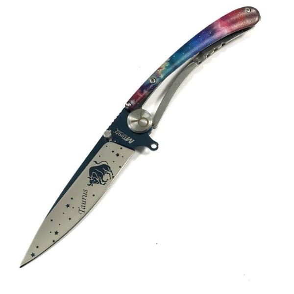 MTech USA - Zodiac sign folding knife - taurus - oxe