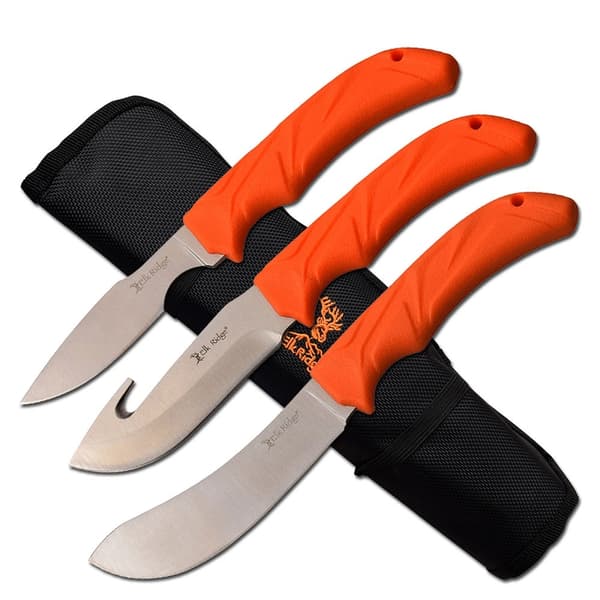 ELK RIDGE ER-200-07SET FIXED BLADE KNIFE SET