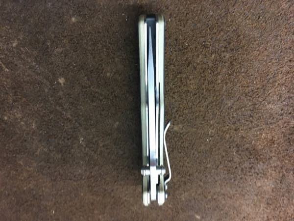 SanRenMu 7076 LUX-GHV flipper kniv edc fällkniv