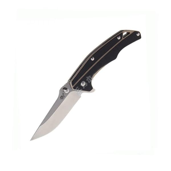 SanRenMu 7076 LUX-GHV flipper kniv edc fällkniv