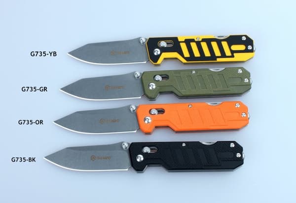 GANZO G735 Svart Fällkniv multiverktyg edc