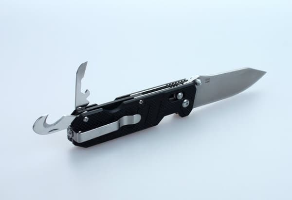 GANZO G735 Svart Fällkniv multiverktyg edc