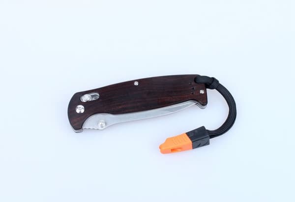GANZO G7412 Svart stentvättad m viselpipa - kniv fällkniv