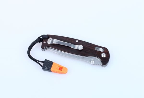 GANZO G7412 Svart stentvättad m viselpipa - kniv fällkniv