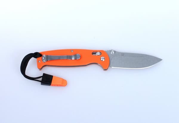 GANZO G7412 Svart stentvättad m viselpipa - kniv fällkniv