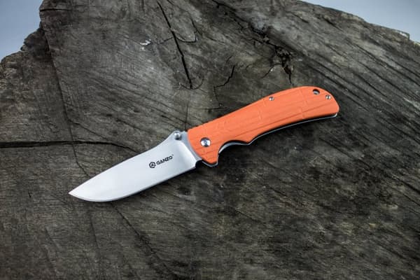 GANZO G723 Grön fällkniv orange