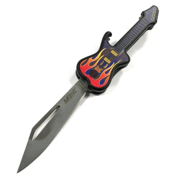 MTech USA - MT-1038 - Kniv med gitarr design Flammor