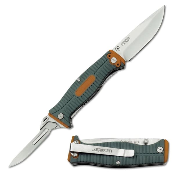 Outdoor Life - FDR002OGN - Folding Knife