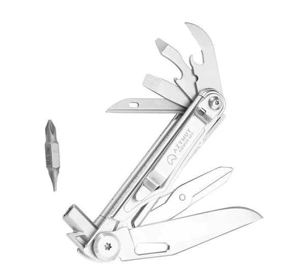 AZYMUT Giewon EDC Multitool - 8 työkalua + kotelo