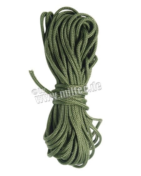 Selviytymisköysi 3mm / 15m oliivi Mil-Tec