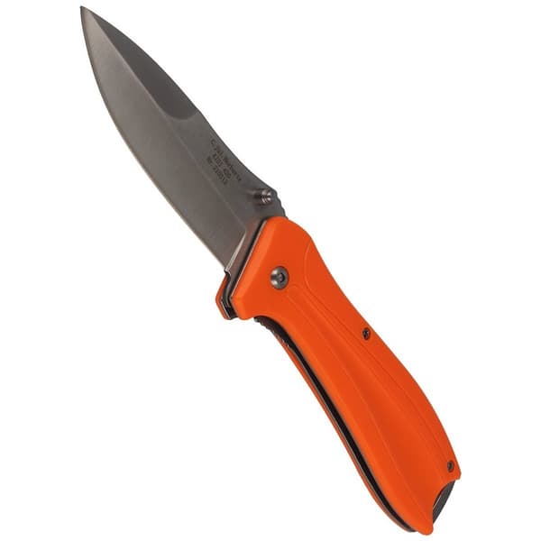 Orange Spydspids Foldekniv Herbertz Solingen 210312