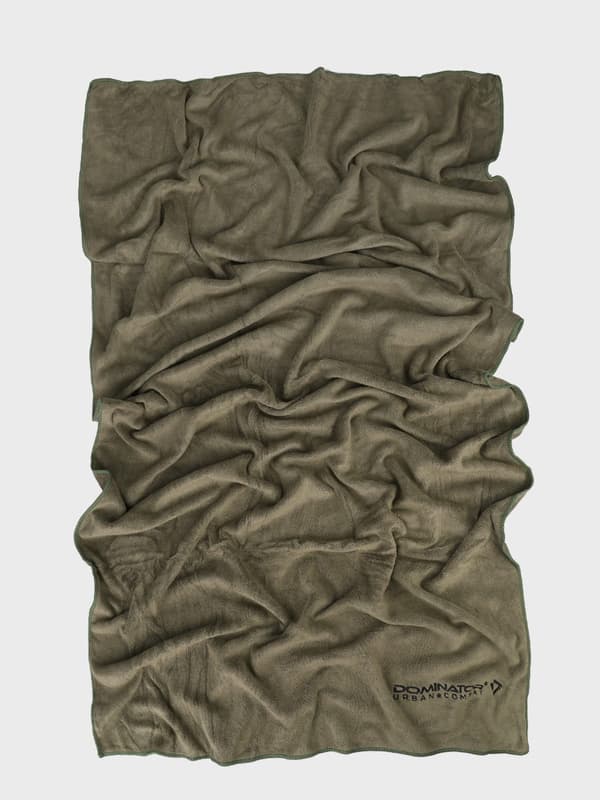 Hurtigtørrende håndklæde Dominator 140x70 mikrofiber olivengrøn