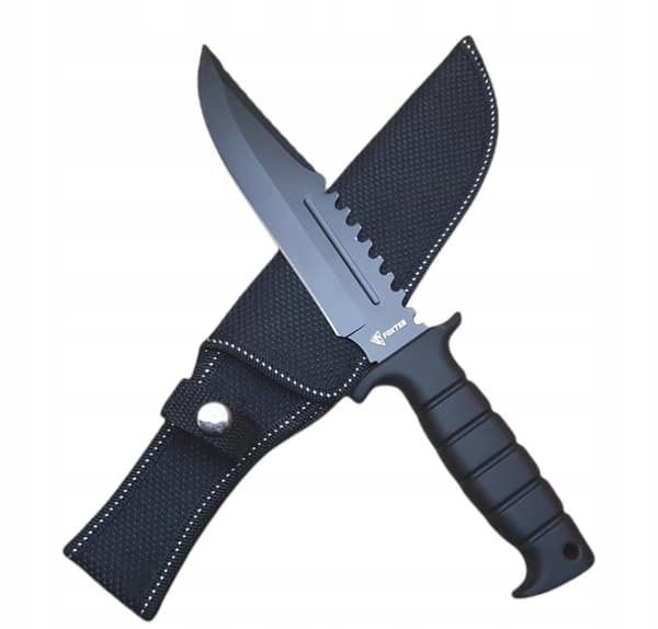 KNIVSAV DOLK RAMBO 29CM Full Tang 420 RUSTFRI STÅL + ETUIER