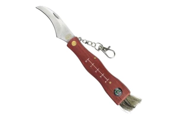 SCK Mushrooms CC-GC105 Svampkniv med kompass Brun