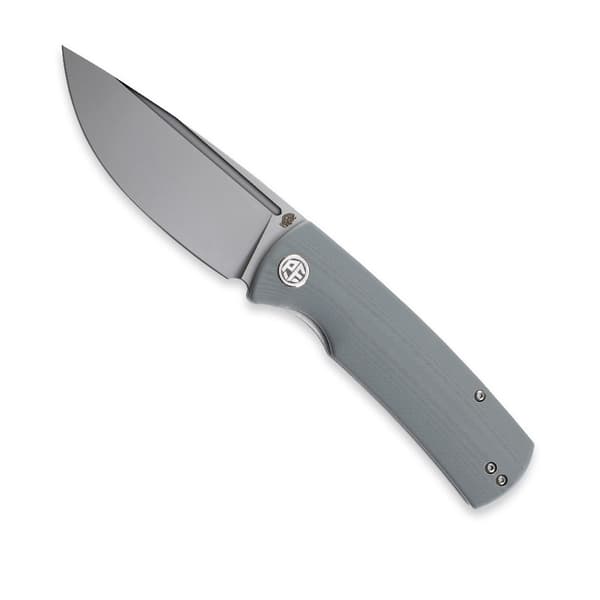 Förstenad fisk Beluga PF-P01 Grå fällkniv