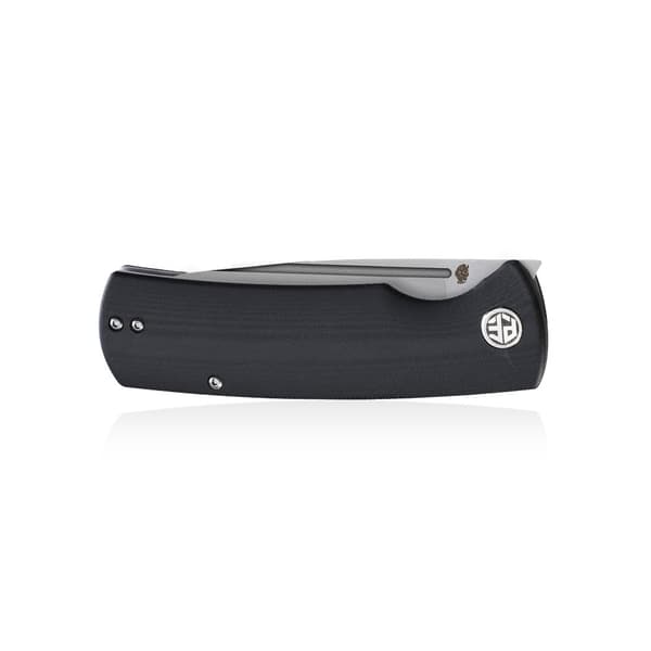 Petrified Fish Beluga PF-P01 Sort Foldekniv