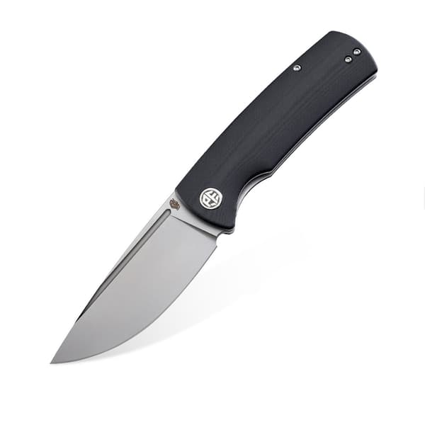 Petrified Fish Beluga PF-P01 Sort Foldekniv
