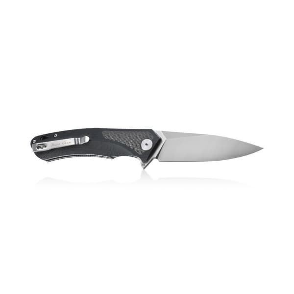 Petrified Fish Pub PF-838 Foldekniv i Kulfiber og Satin