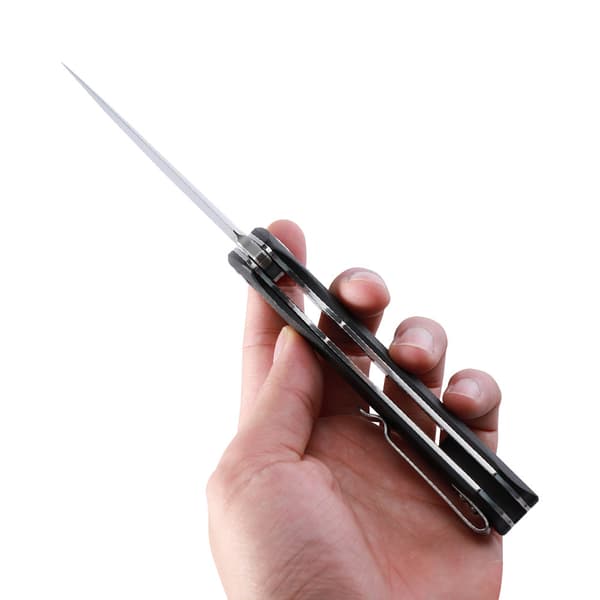 Petrified Fish Pub PF-838 Foldekniv i Kulfiber og Satin