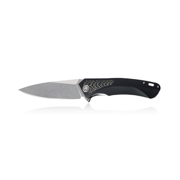 Petrified Fish Pub PF-838 Foldekniv i Kulfiber - Stonewash
