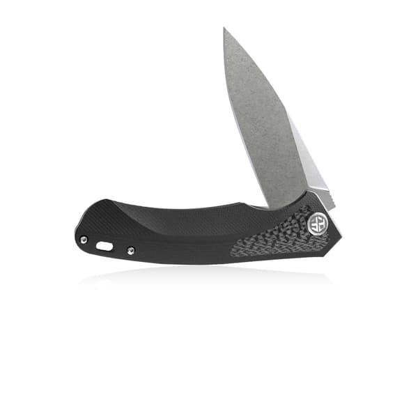 Petrified Fish Pub PF-838 Foldekniv i Kulfiber - Stonewash