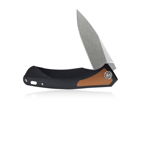Petrified Fish Pub Foldekniv PF-838 BRW Brun-Stonewash