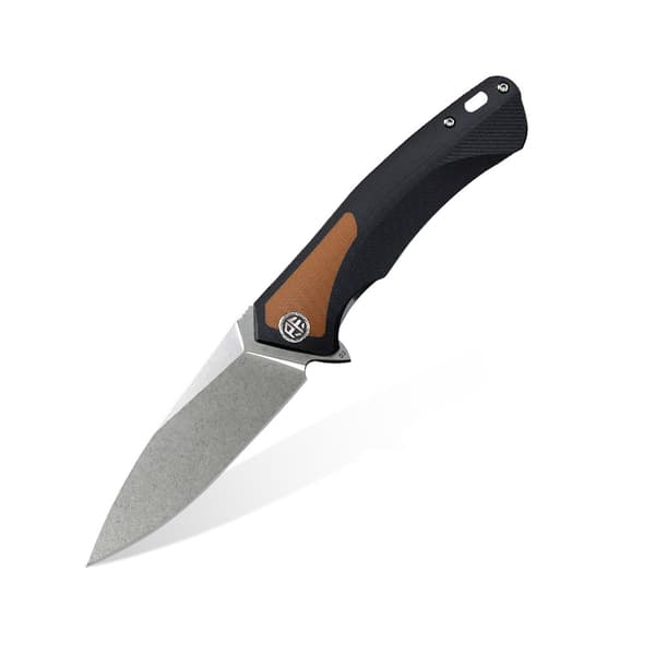 Petrified Fish Pub Foldekniv PF-838 BRW Brun-Stonewash