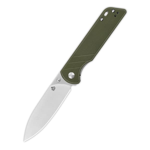 QSP Knife Parrot QS102-B Foldekniv D2 Stål Oliven G10