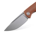 Miniatyrbillede 4 af 7: Petrified Fish Beluga PF-P01 KMP Brun Micarta Foldekniv