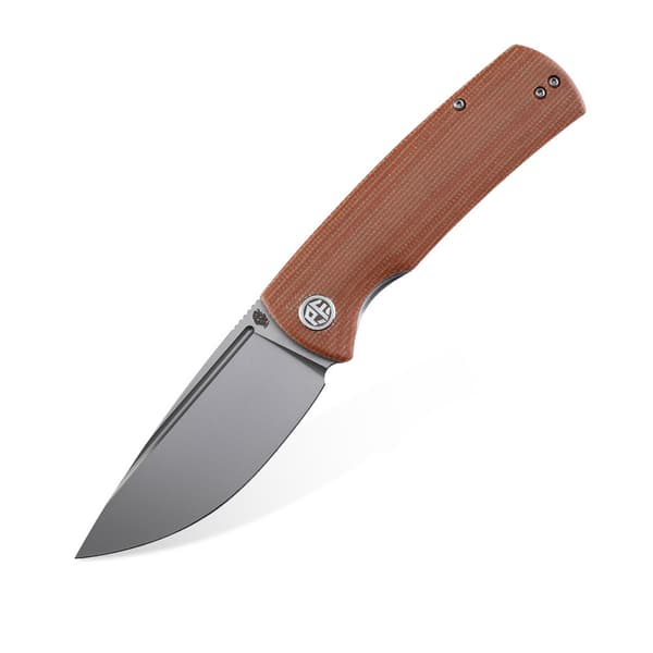 Petrified Fish Beluga PF-P01 KMP Brun Micarta Foldekniv
