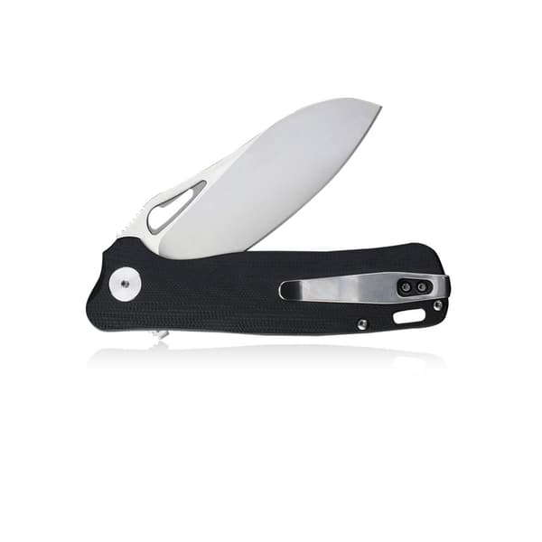 Petrified Fish Bunta PF-868 DS Sort Foldekniv