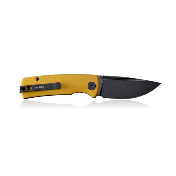 Petrified Fish Beluga Mini Folding Knife PF-P01X YW Gul