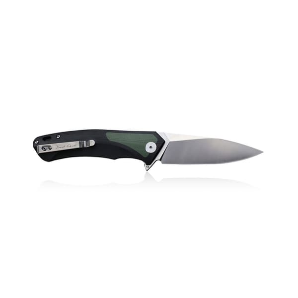 Petrified Fish Pub PF-838 GRS Grøn-Satin Foldekniv