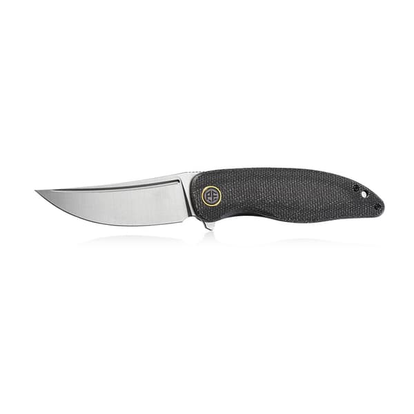 Petrified Fish Simum PF-P06 DMS Sort Micarta Foldekniv