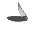 Miniatyrbillede 2 af 7: Petrified Fish Simum PF-P06 DMS Sort Micarta Foldekniv
