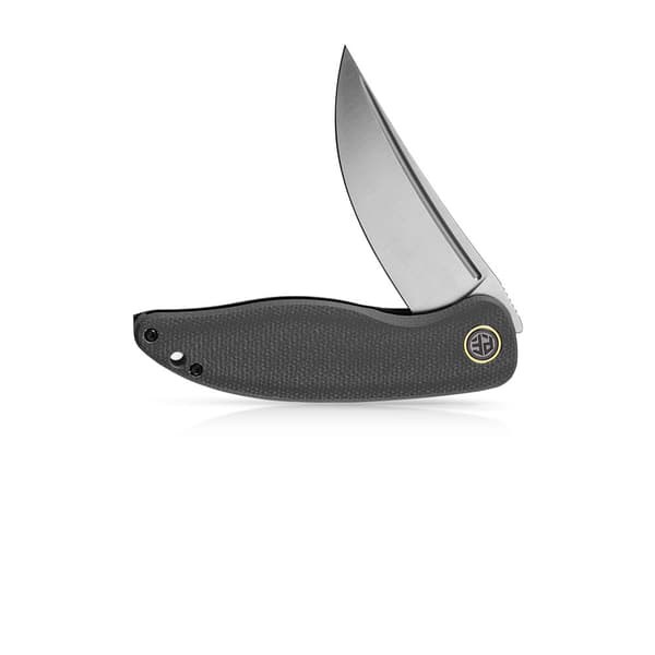Petrified Fish Simum PF-P06 DMS Sort Micarta Foldekniv