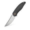 Miniatyrbillede 1 af 7: Petrified Fish Simum PF-P06 DMS Sort Micarta Foldekniv