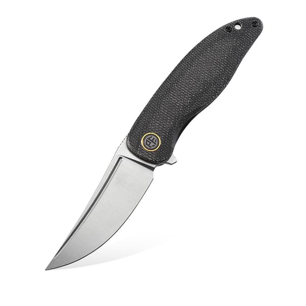 Petrified Fish Simum PF-P06 DMS Sort Micarta Foldekniv