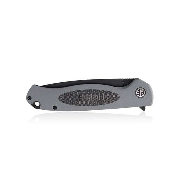 Petrified Fish Stamp PF-B03 GADW Grå G10/CF Foldekniv