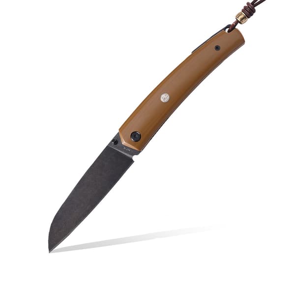 Forstenet fisk Patte foldekniv PF-719 BRDW