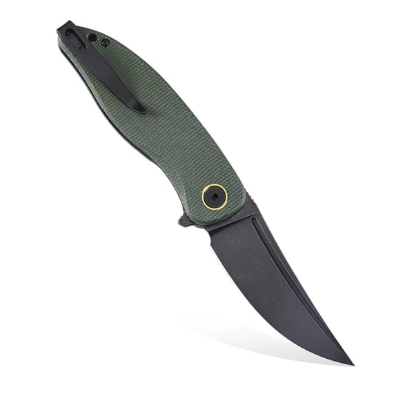 Petrified Fish Simum PF-P06 GRMDW Grön Micarta Fällkniv