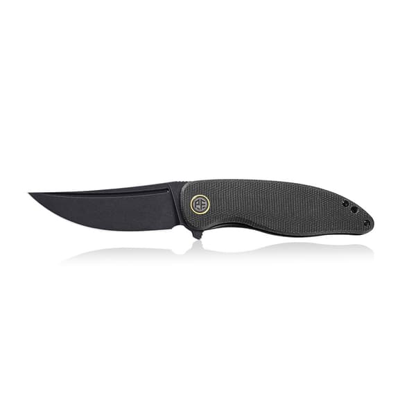 Petrified Fish Simum PF-P06 DMDW Svart Micarta Fällkniv