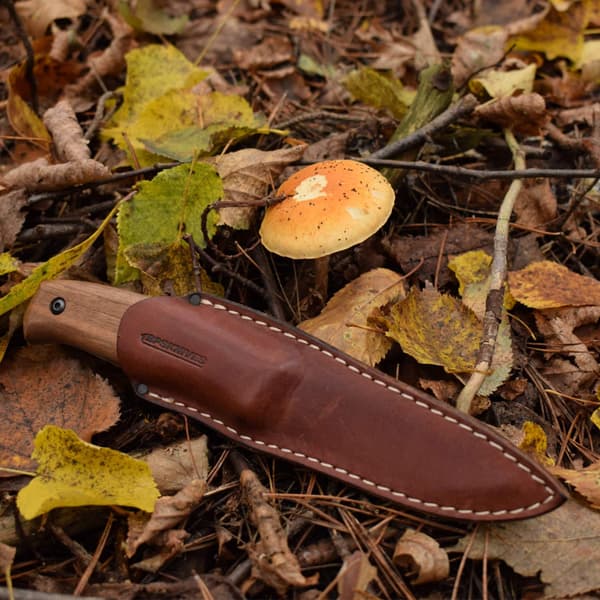 BPS Knives Läderslida för SHCOMP Kniv Brun Universal